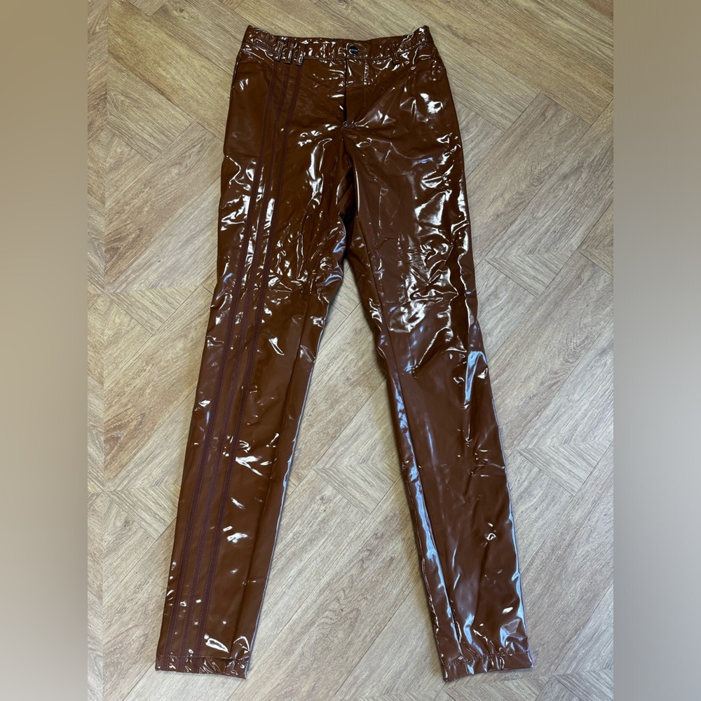Brown Ivy Park Patent Leather Pants